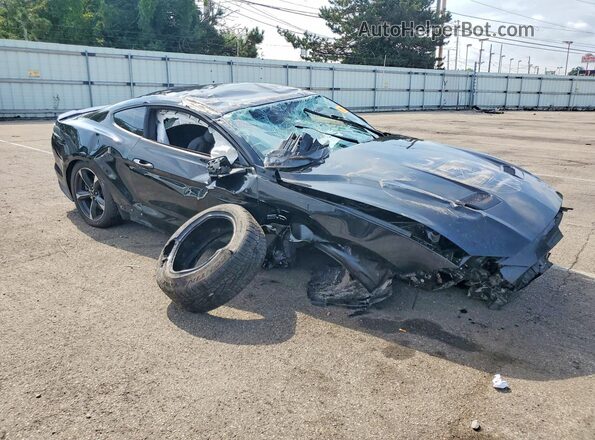 1FA6P8CF1J5179924 2018 FORD MUSTANG Black Front right