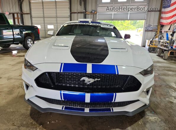 1FA6P8CF1L5153729 2020 FORD MUSTANG Белый Вид спереди