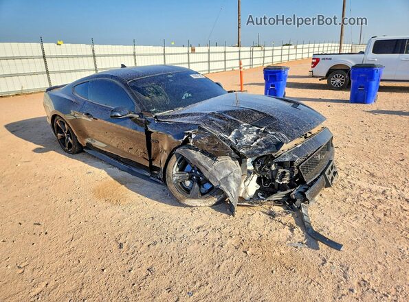 1FA6P8CF1M5139735 2021 FORD MUSTANG Black წინა მარჯვენა