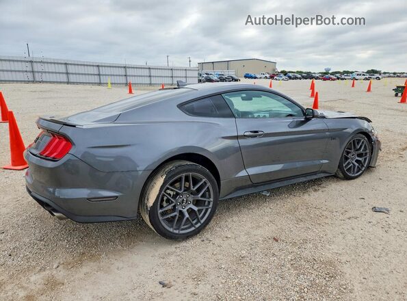 1FA6P8CF1M5141971 2021 FORD MUSTANG Gray Հետևի աջ