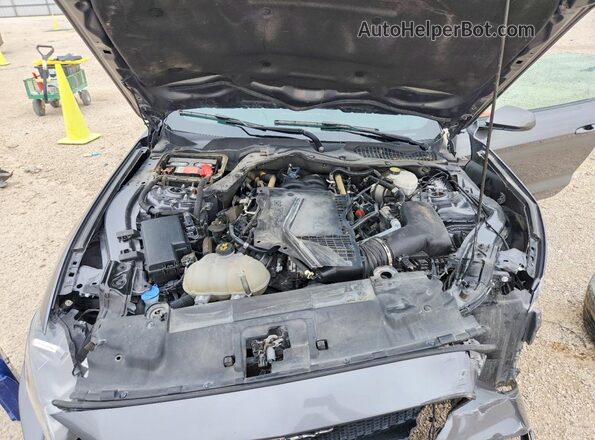 1FA6P8CF1M5141971 2021 FORD MUSTANG Gray Սալոնի հետևի տեսք