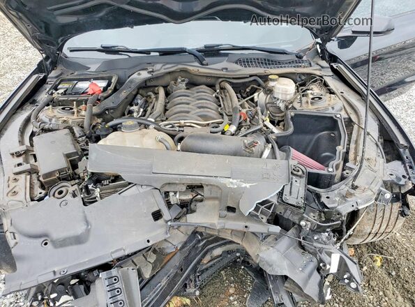 1FA6P8CF1M5143655 2021 FORD MUSTANG Black Rear interior view