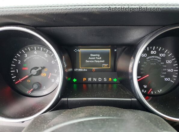 1FA6P8CF1M5143655 2021 FORD MUSTANG Black Instrument cluster view