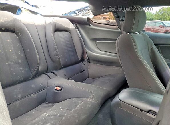 1FA6P8CF1M5153313 2021 FORD MUSTANG Blue უკანა სავარძლების ხედი
