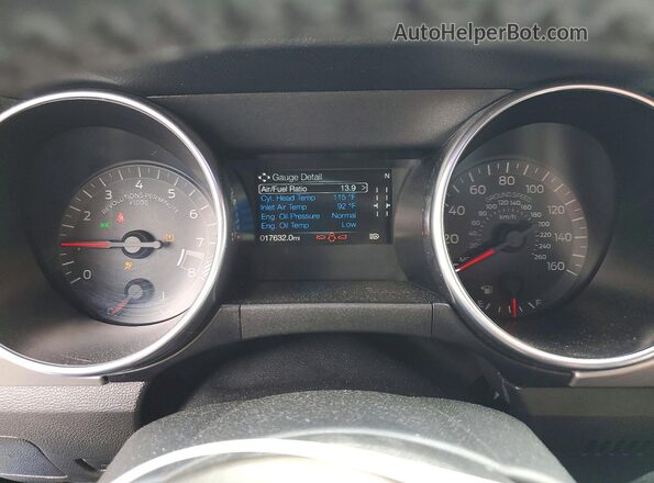 1FA6P8CF1M5153313 2021 FORD MUSTANG Blue ხელსაწყოთა პანელის ხედი