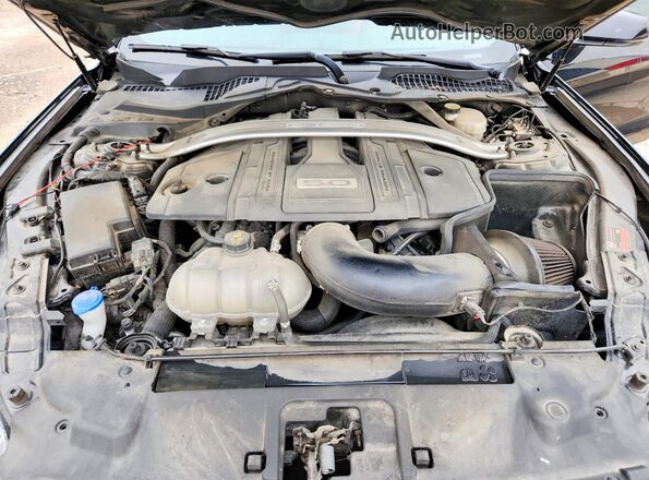 1FA6P8CF1N5109586 2022 FORD MUSTANG Black Rear interior view