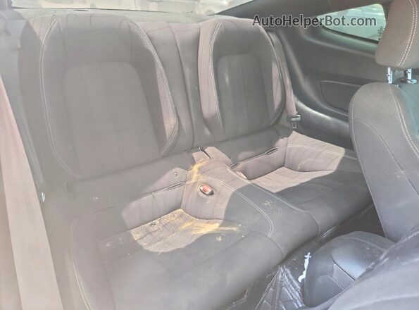 1FA6P8CF1N5122208 2022 FORD MUSTANG Black უკანა სავარძლების ხედი