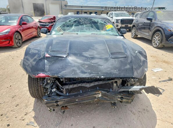 1FA6P8CF1N5122208 2022 FORD MUSTANG Black წინა ხედი