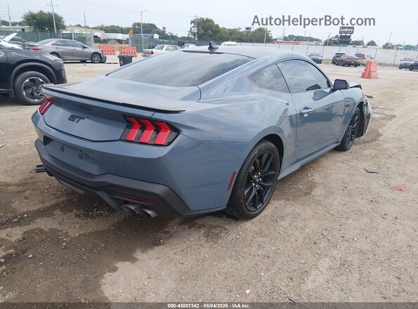 1FA6P8CF1R5411191 2024 FORD MUSTANG Blue Tył prawy