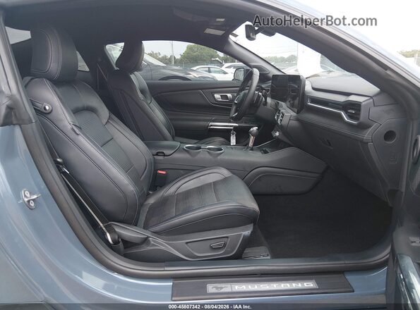 1FA6P8CF1R5411191 2024 FORD MUSTANG Blue Widok wnętrza z przodu