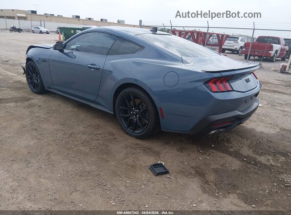 1FA6P8CF1R5411191 2024 FORD MUSTANG Blue Tył lewy