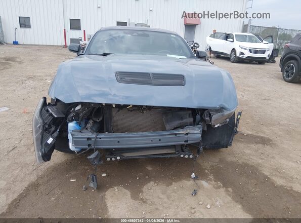 1FA6P8CF1R5411191 2024 FORD MUSTANG Blue Widok wnętrza z tyłu