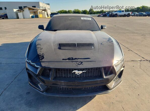1FA6P8CF1R5412910 2024 FORD MUSTANG Black Front view