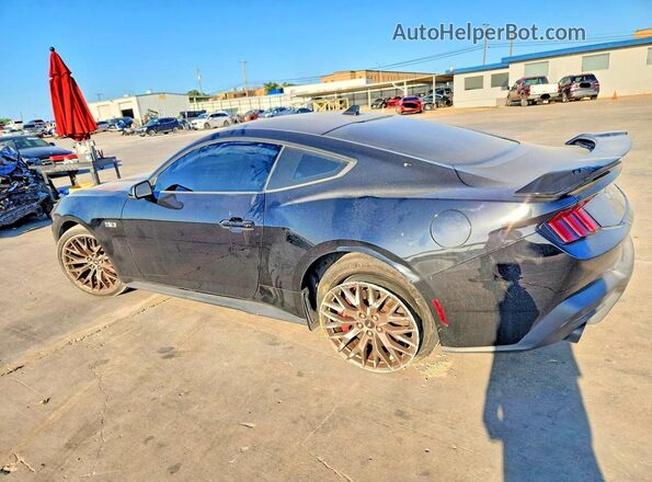 1FA6P8CF1R5412910 2024 FORD MUSTANG Black Rear left