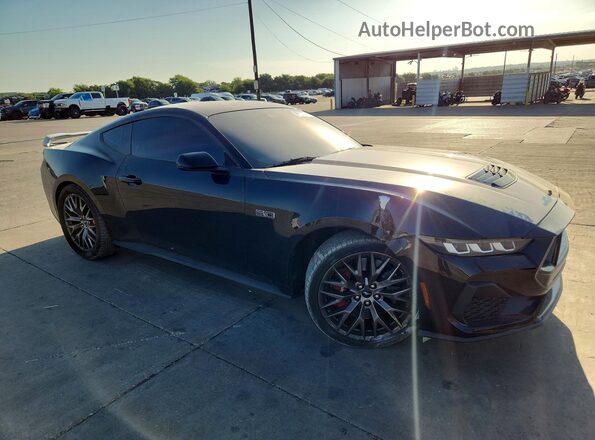 1FA6P8CF1R5412910 2024 FORD MUSTANG Black Front right