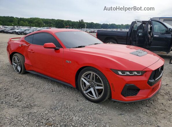 1FA6P8CF1R5422577 2024 FORD MUSTANG Красный Передняя правая четверть