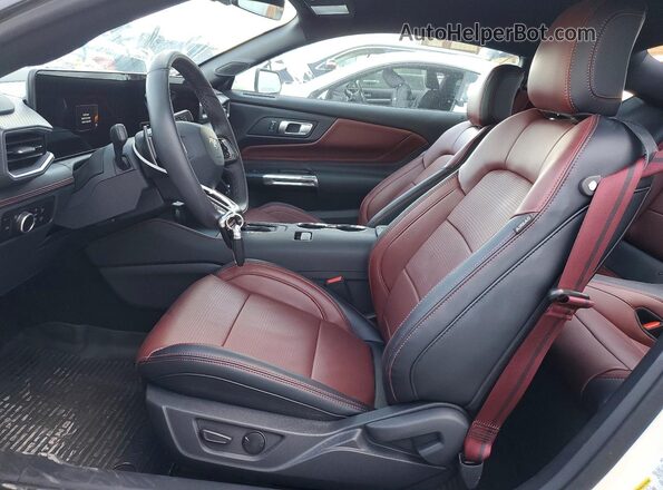 1FA6P8CF1S5410337 2025 FORD MUSTANG White Vista interior delantera