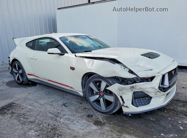 1FA6P8CF1S5410337 2025 FORD MUSTANG White Delantero derecho