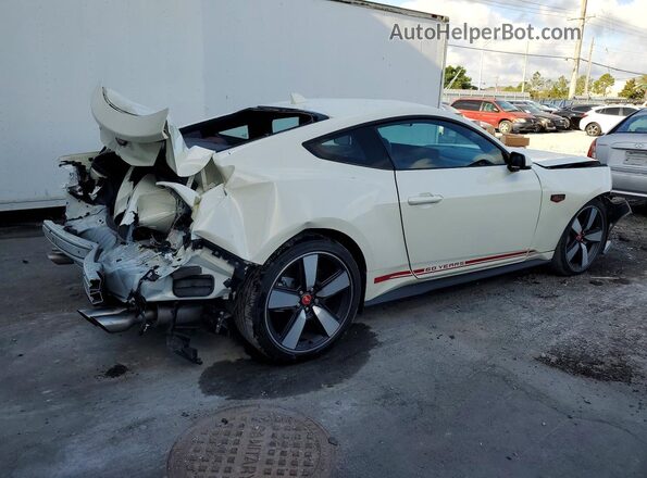1FA6P8CF1S5410337 2025 FORD MUSTANG White Trasero derecho