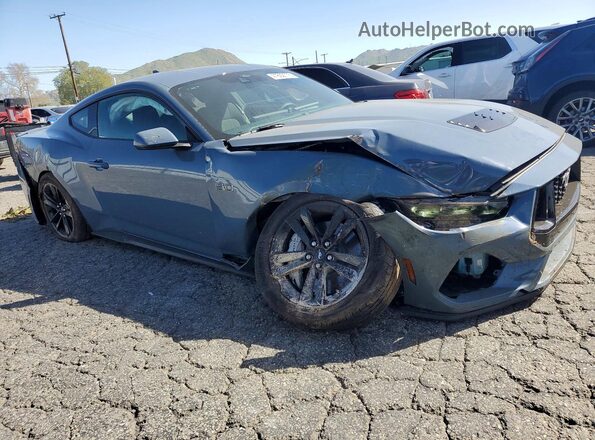 1FA6P8CF1S5415540 2025 FORD MUSTANG Blue Delantero derecho