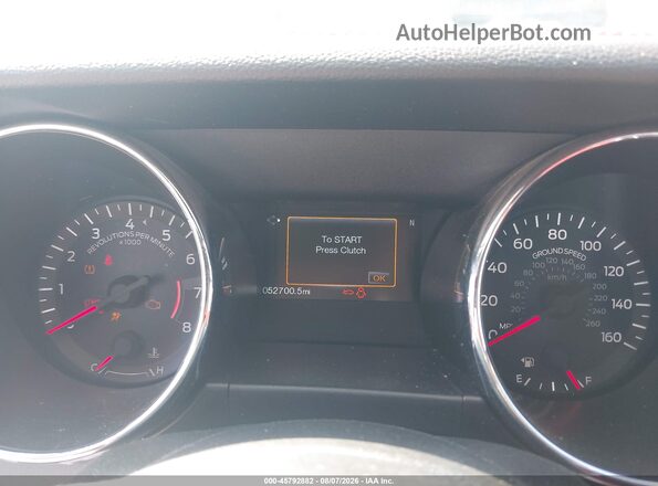 1FA6P8CF2G5235345 2016 FORD MUSTANG Серый Вид задних сидений