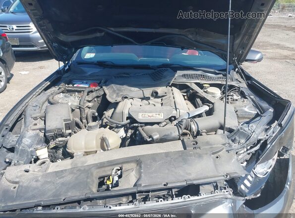 1FA6P8CF2G5235345 2016 FORD MUSTANG Серый Вид сзади