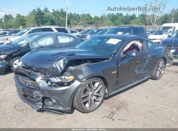 1FA6P8CF2G5235345 2016 FORD MUSTANG Серый 