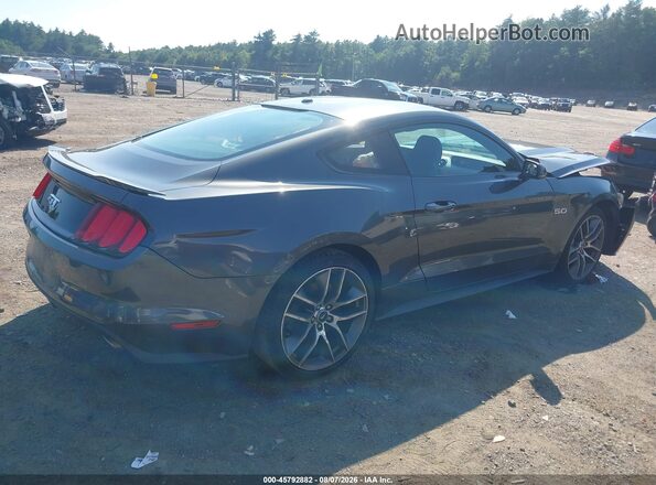 1FA6P8CF2G5235345 2016 FORD MUSTANG Серый Задняя правая четверть