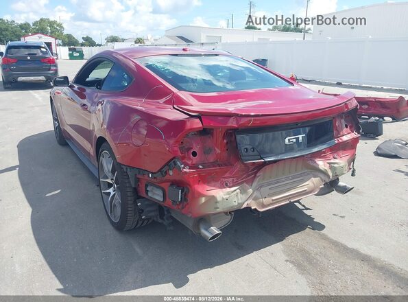 1FA6P8CF2G5236284 2016 FORD MUSTANG Red Tył lewy