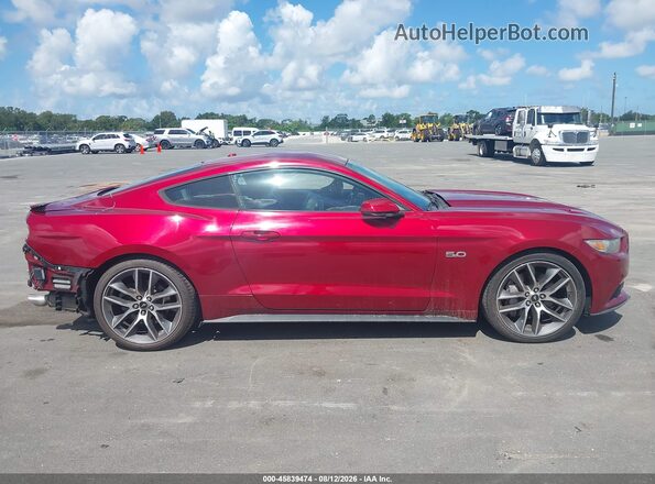 1FA6P8CF2G5236284 2016 FORD MUSTANG Red Widok wnętrza 360 stopni