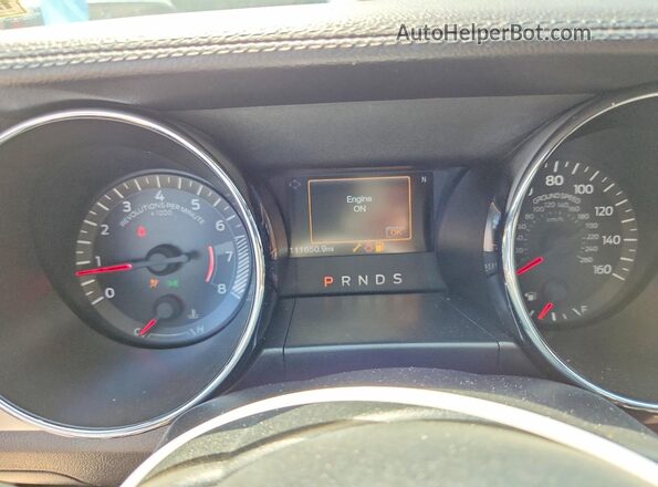 1FA6P8CF2G5255871 2016 FORD MUSTANG Silver ხელსაწყოთა პანელის ხედი
