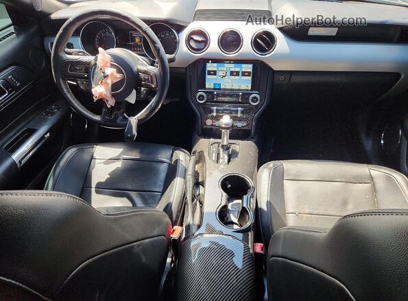 1FA6P8CF2G5255871 2016 FORD MUSTANG Silver წინა პანელის ხედი