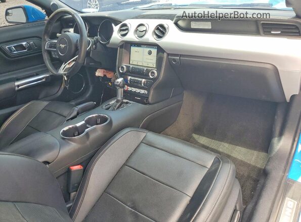 1FA6P8CF2H5240711 2017 FORD MUSTANG Blue წინა პანელის ხედი