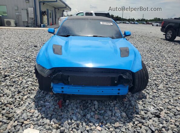 1FA6P8CF2H5240711 2017 FORD MUSTANG Blue წინა ხედი