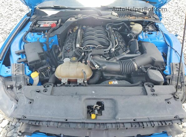 1FA6P8CF2H5240711 2017 FORD MUSTANG Blue უკანა სალონის ხედი
