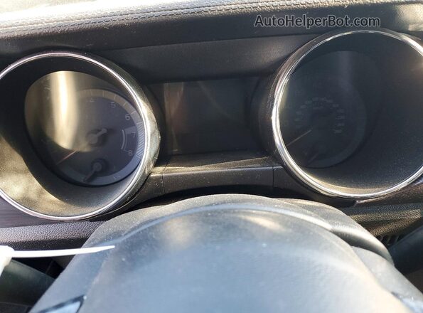 1FA6P8CF2H5244953 2017 FORD MUSTANG Silver Вид щитка приладів