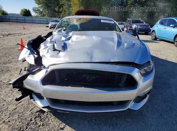 1FA6P8CF2H5244953 2017 FORD MUSTANG Silver Вид спереду