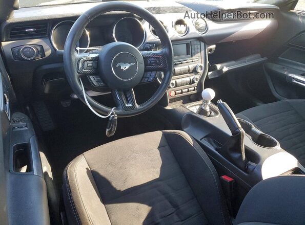 1FA6P8CF2H5244953 2017 FORD MUSTANG Silver Вид панелі приладів