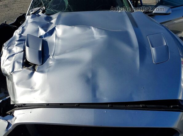 1FA6P8CF2H5244953 2017 FORD MUSTANG Silver Вид задньої частини салону