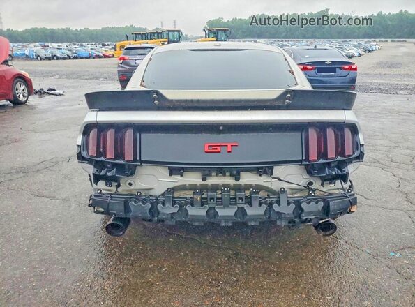 1FA6P8CF2H5278861 2017 FORD MUSTANG Silver უკანა ხედი