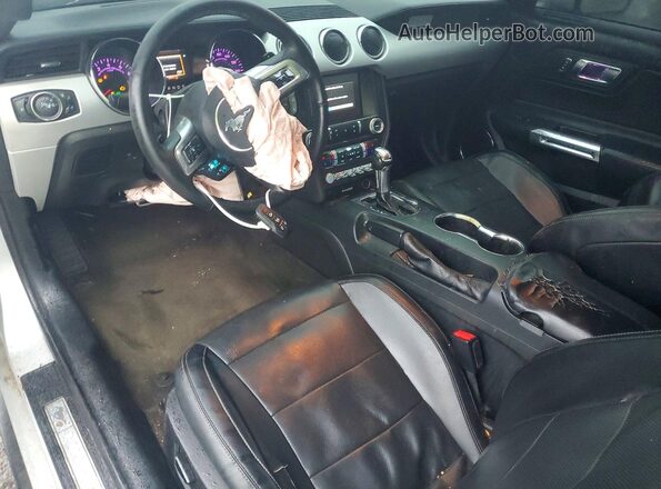 1FA6P8CF2H5278861 2017 FORD MUSTANG Silver წინა პანელის ხედი