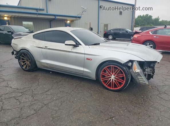1FA6P8CF2H5278861 2017 FORD MUSTANG Silver წინა მარჯვენა