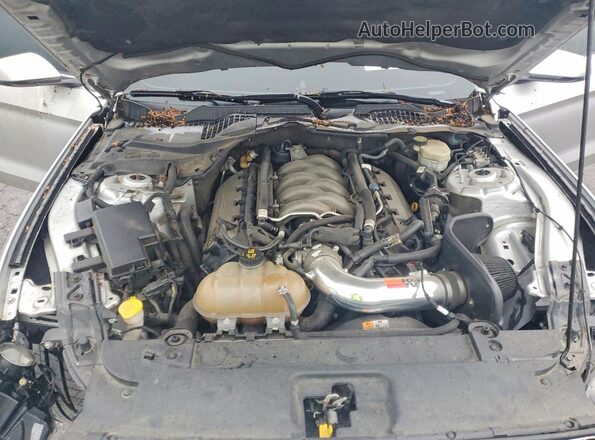 1FA6P8CF2H5278861 2017 FORD MUSTANG Silver უკანა სალონის ხედი