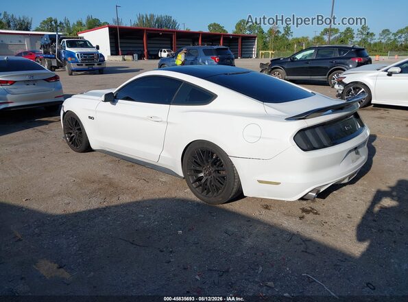 1FA6P8CF2H5301636 2017 FORD MUSTANG Белый Задняя левая четверть