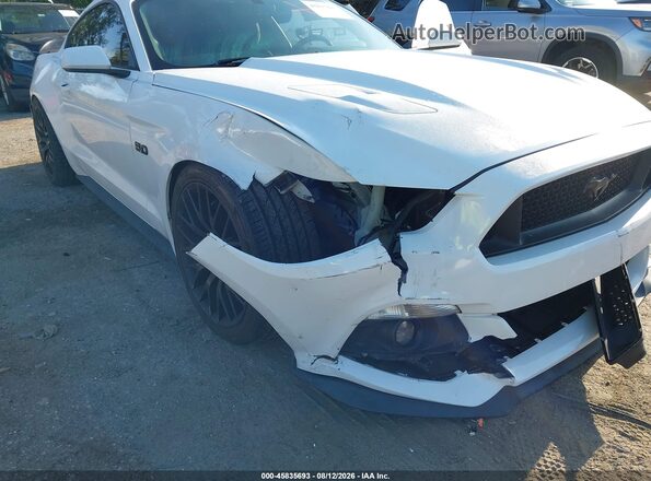 1FA6P8CF2H5301636 2017 FORD MUSTANG Белый Вид спереди