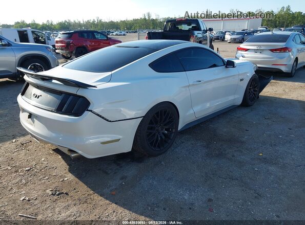 1FA6P8CF2H5301636 2017 FORD MUSTANG Белый Задняя правая четверть