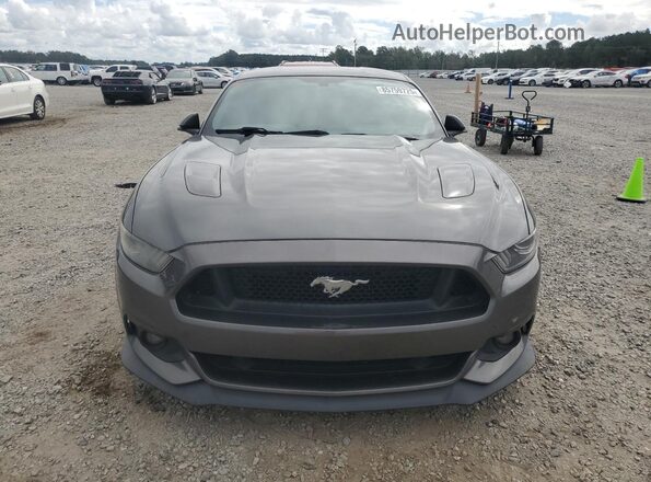 1FA6P8CF2H5342655 2017 FORD MUSTANG Gray Вид спереду