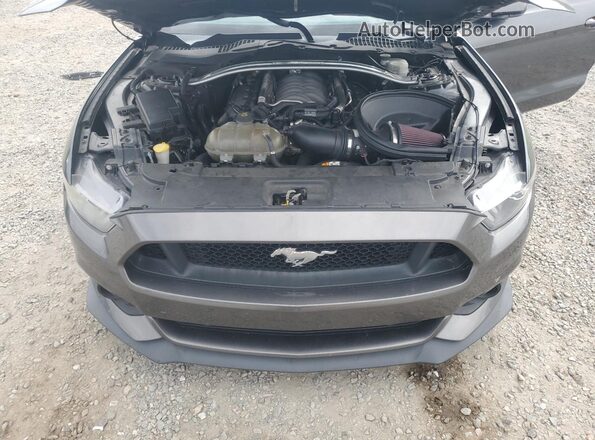 1FA6P8CF2H5342655 2017 FORD MUSTANG Gray Вид задньої частини салону