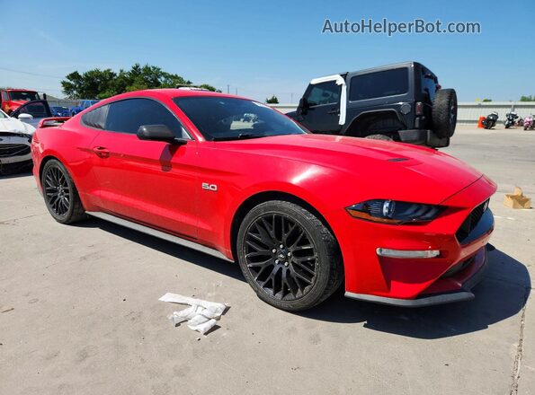 1FA6P8CF2J5120719 2018 FORD MUSTANG Red Przód prawy