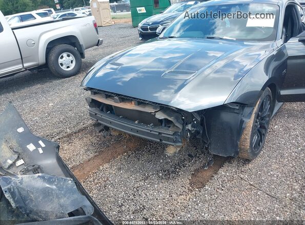 1FA6P8CF2K5132614 2019 FORD MUSTANG Gray Front view